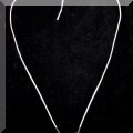 J170. Sterling silver necklace with heart and circle pendants. Heart reads ”Love is patient. Love is kind. Love is eternal.” Circle reads ”I am thankful your path crossed mine.” Adjustable chain. - $38 